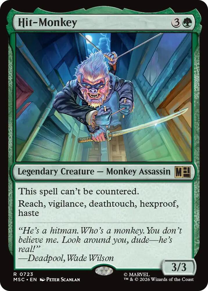 Hit-Monkey 723 (Commander: Marvel Super Heroes)  - Foil