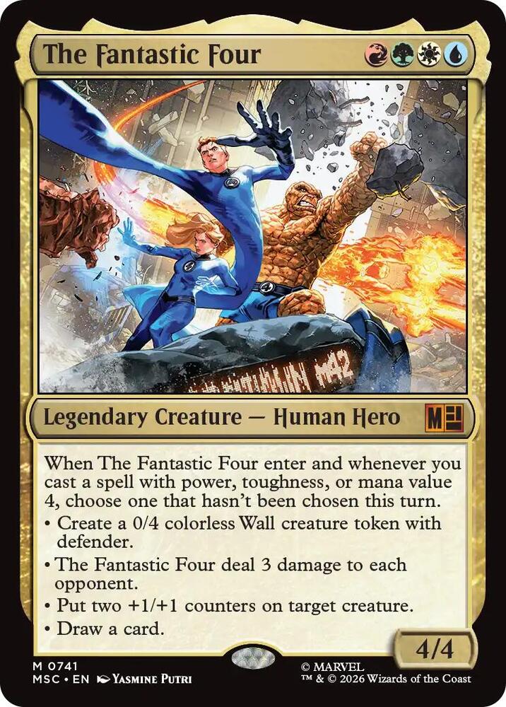 The Fantastic Four 741 (Commander: Marvel Super Heroes) 