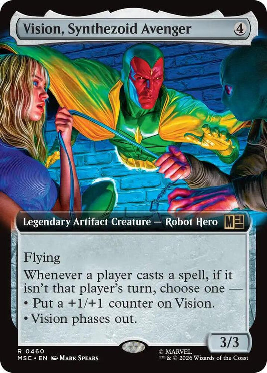 Vision Synthezoid Avenger Extended Art 460 (Commander: Marvel Super Heroes)  - Extended Art
