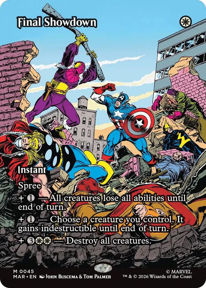 Final Showdown 45 (Marvel Universe Eternal-Legal)  - Borderless