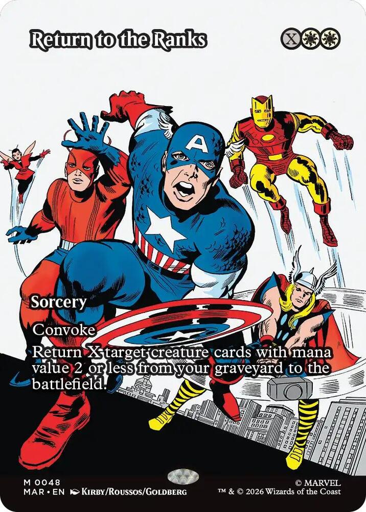 Return to the Ranks 48 (Marvel Universe Eternal-Legal)  - Borderless
