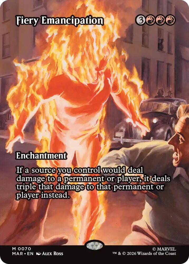 Fiery Emancipation 70 (Marvel Universe Eternal-Legal)  - Borderless