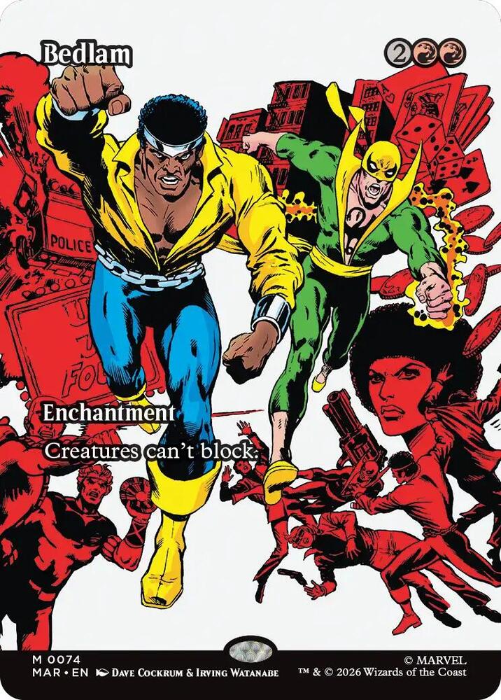 Bedlam 74 (Marvel Universe Eternal-Legal)  - Borderless Foil