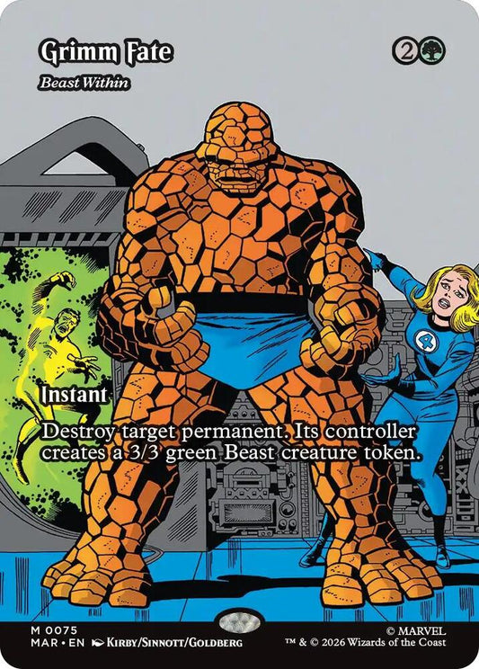 Grimm Fate // Beast Within 75 (Marvel Universe Eternal-Legal)  - Borderless