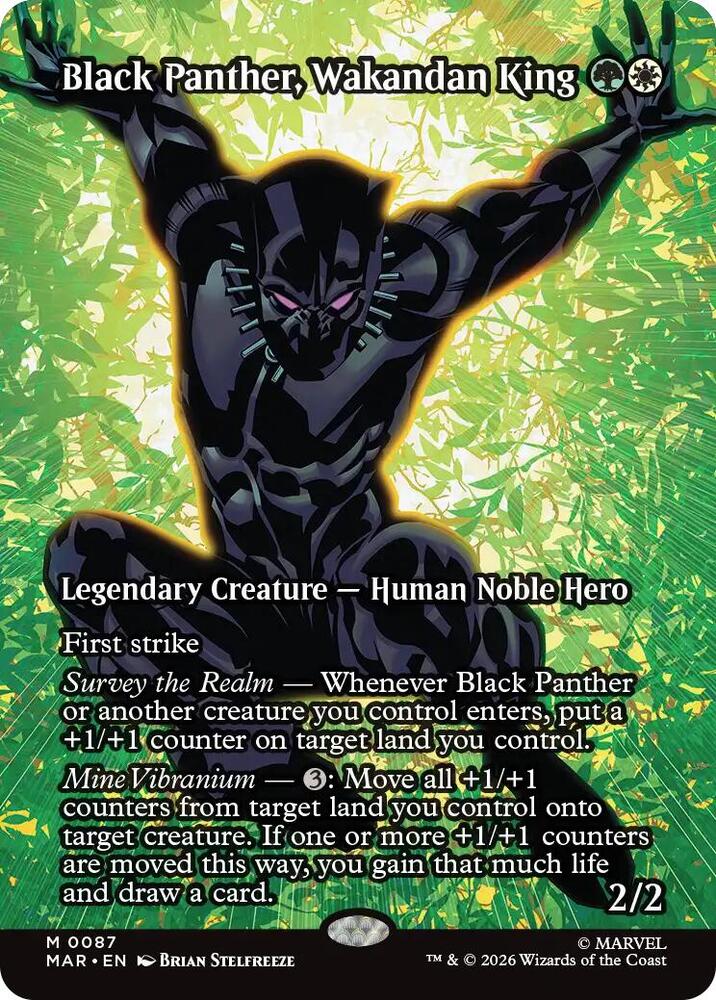 Black Panther, Wakandan King 87 (Marvel Universe Eternal-Legal)  - Borderless
