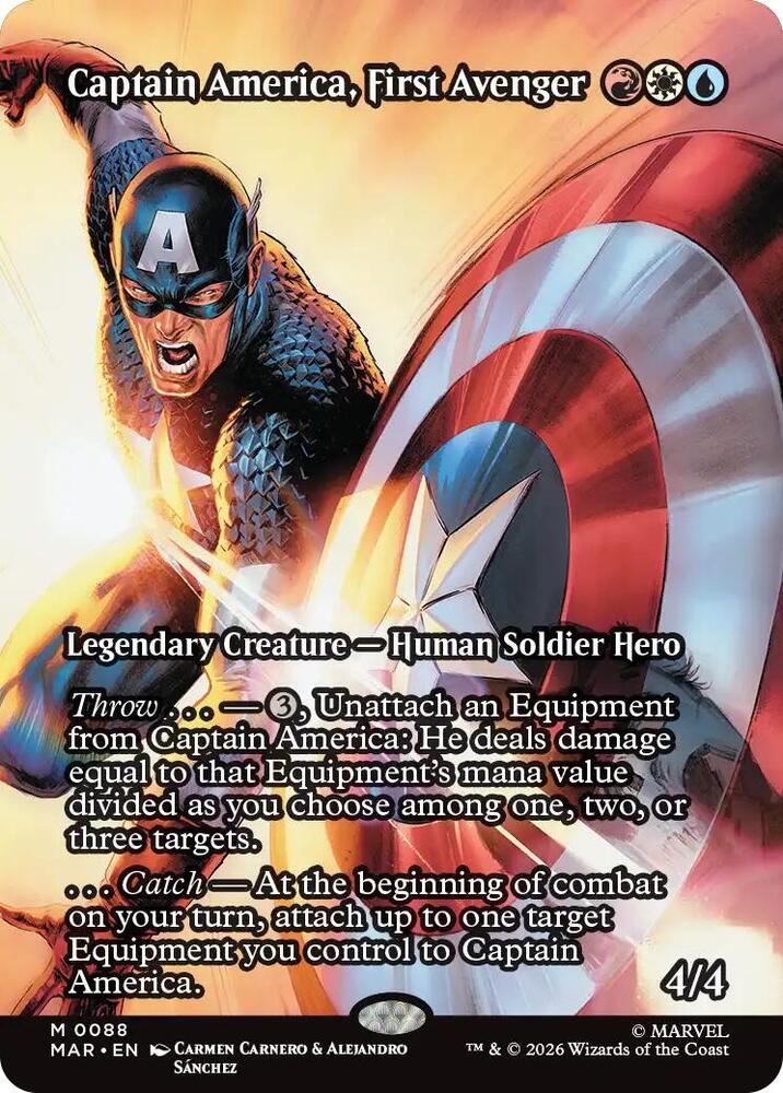 Captain America, First Avenger 88 (Marvel Universe Eternal-Legal)  - Borderless