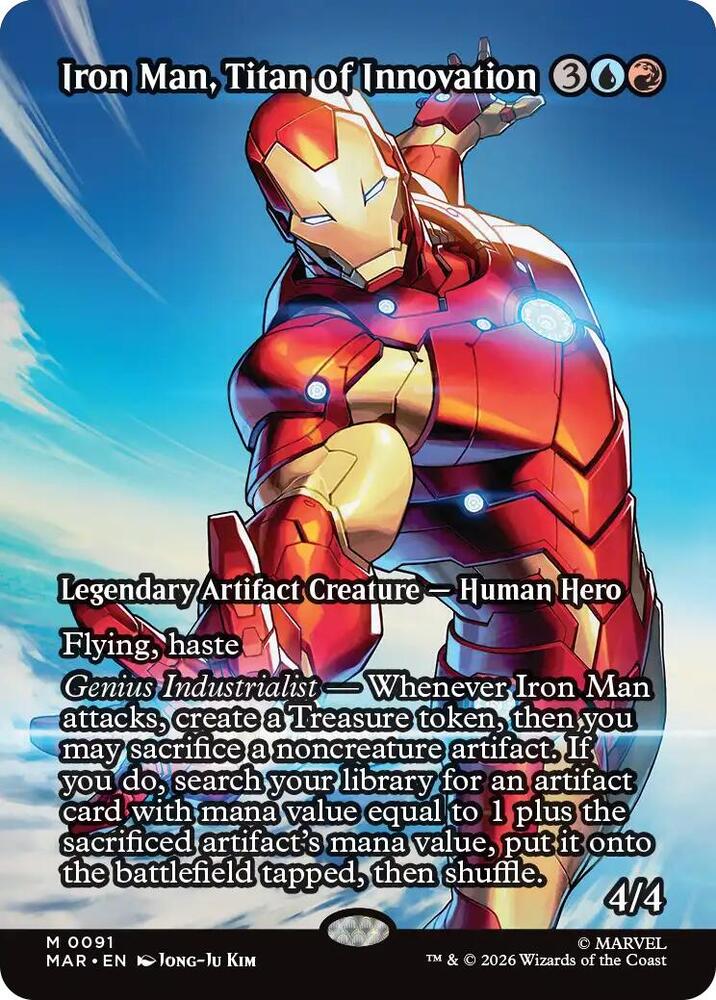 Iron Man, Titan of Innovation 91 (Marvel Universe Eternal-Legal)  - Borderless