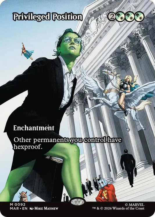 Privileged Position 92 (Marvel Universe Eternal-Legal)  - Borderless Foil