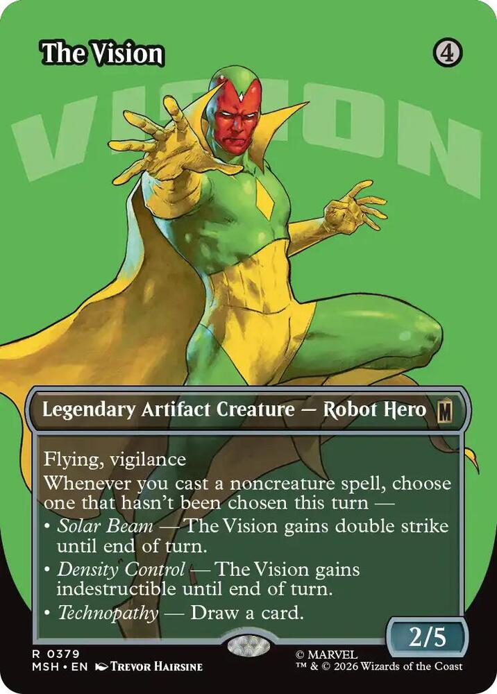 The Vision 379 (Marvel Super Heroes)  - Borderless