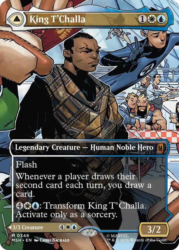 King T'Challa // Black Panther, Hope Enduring 346 (Marvel Super Heroes)  - Borderless