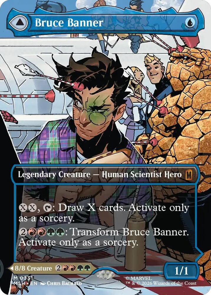 Bruce Banner // The Incredible Hulk 331 (Marvel Super Heroes)  - Borderless Foil