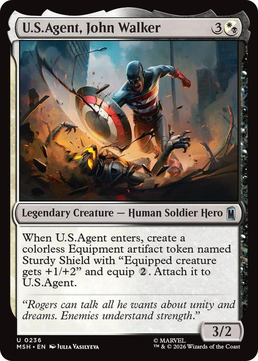 U.S.Agent, John Walker 236 (Marvel Super Heroes) 