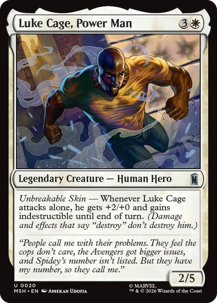 Luke Cage, Power Man 20 (Marvel Super Heroes)  - Foil