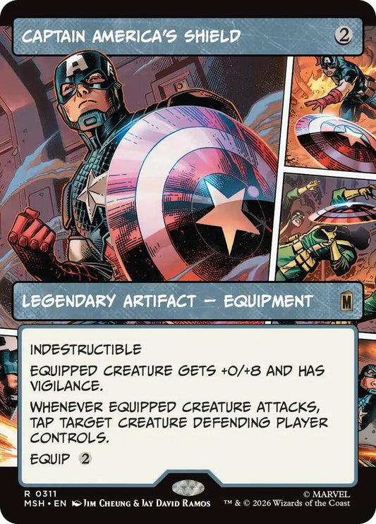 Captain America's Shield 311 (Marvel Super Heroes)  - Showcase Foil