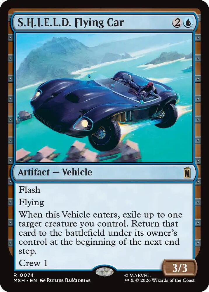 S.H.I.E.L.D. Flying Car 74 (Marvel Super Heroes)  - Foil