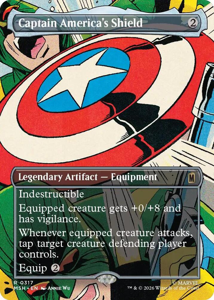 Captain America's Shield 317 (Marvel Super Heroes)  - Borderless