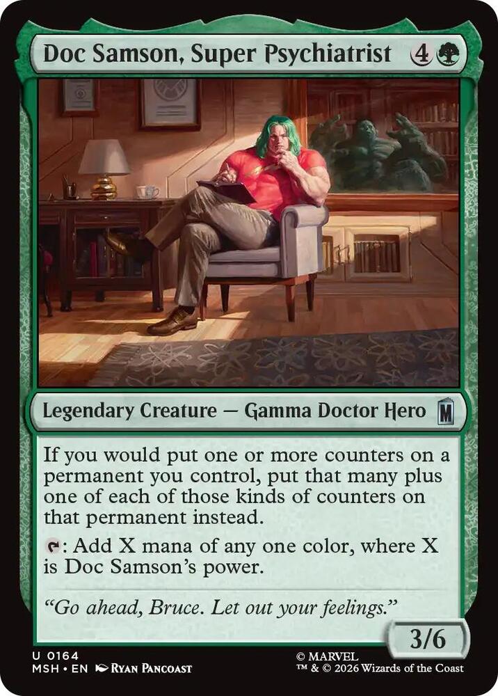 Doc Samson, Super Psychiatrist 164 (Marvel Super Heroes)  - Foil