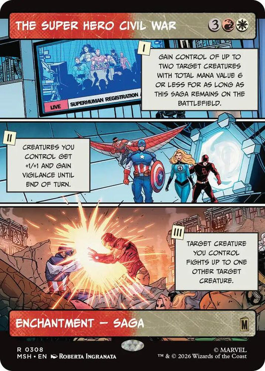 The Super Hero Civil War 308 (Marvel Super Heroes)  - Showcase