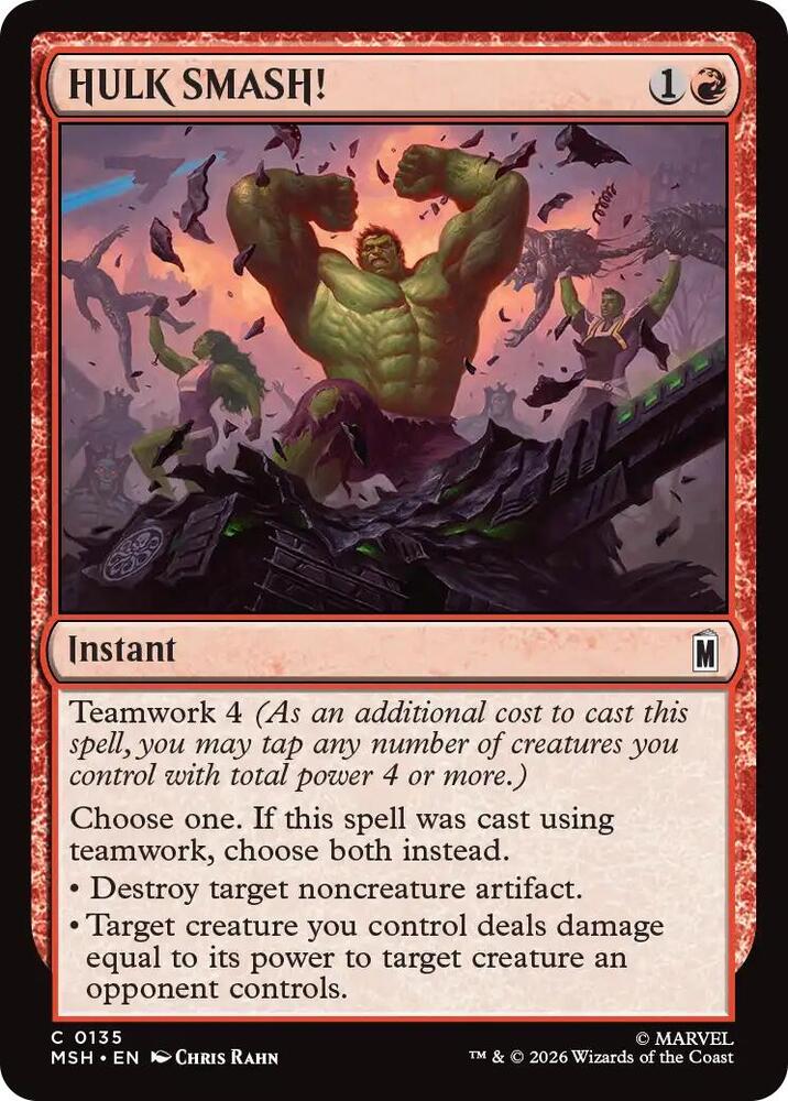HULK SMASH! 135 (Marvel Super Heroes)  - Foil