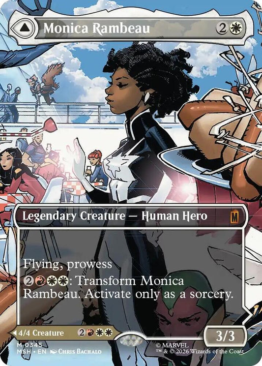 Monica Rambeau // Photon, Living Light 345 (Marvel Super Heroes)  - Borderless