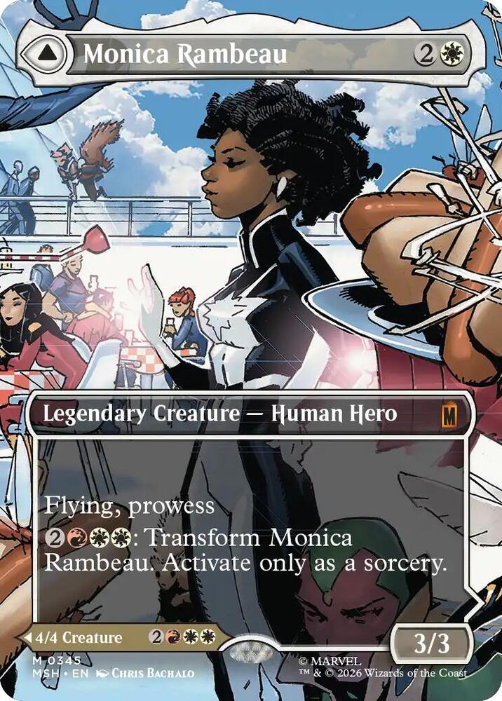 Monica Rambeau // Photon, Living Light 345 (Marvel Super Heroes)  - Borderless Foil