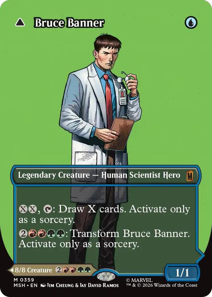 Bruce Banner // The Incredible Hulk 359 (Marvel Super Heroes)  - Borderless