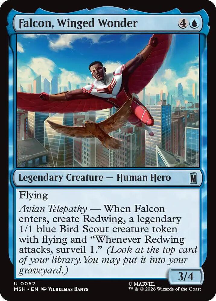 Falcon, Winged Wonder 52 (Marvel Super Heroes) 
