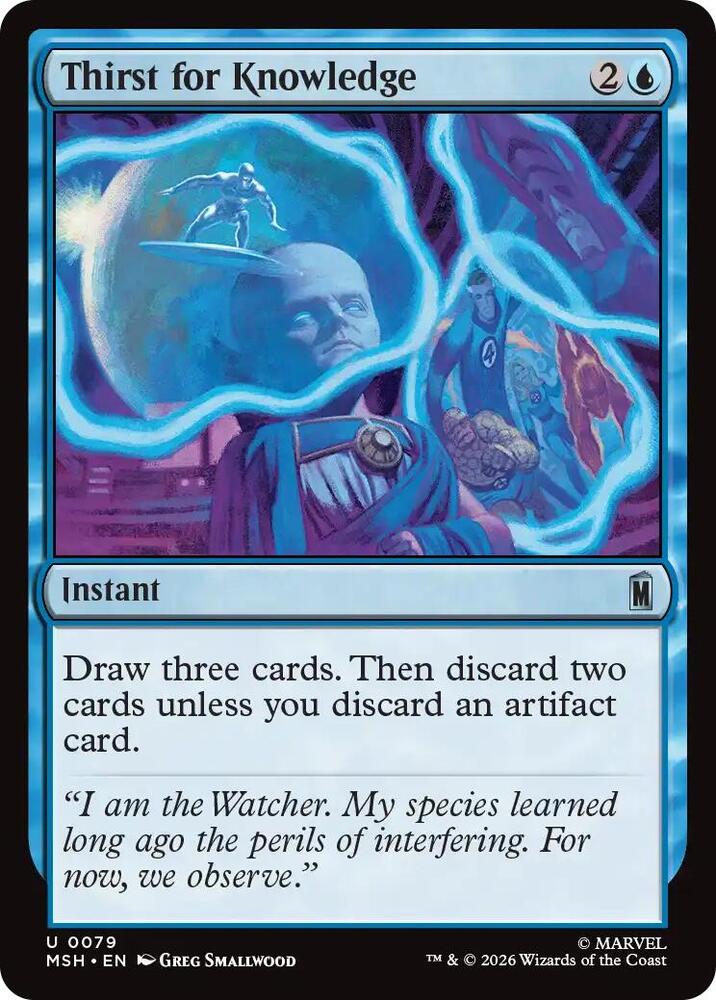 Thirst for Knowledge 79 (Marvel Super Heroes)  - Foil