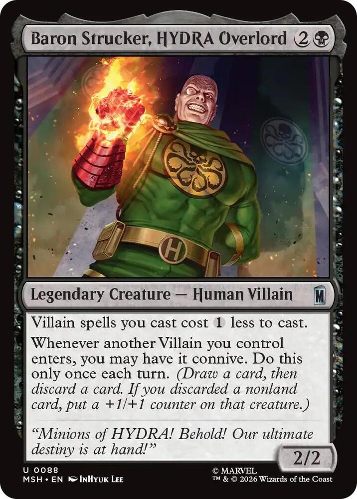 Baron Strucker, HYDRA Overlord 88 (Marvel Super Heroes) 