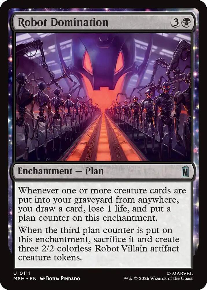 Robot Domination 111 (Marvel Super Heroes)  - Foil