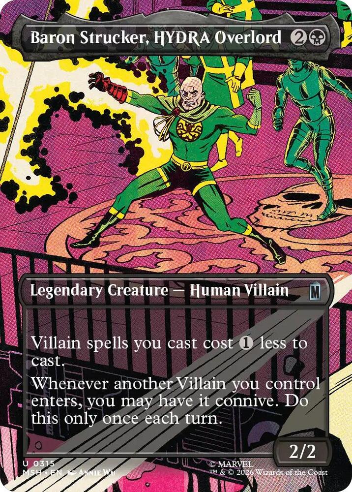 Baron Strucker, HYDRA Overlord 315 (Marvel Super Heroes)  - Borderless