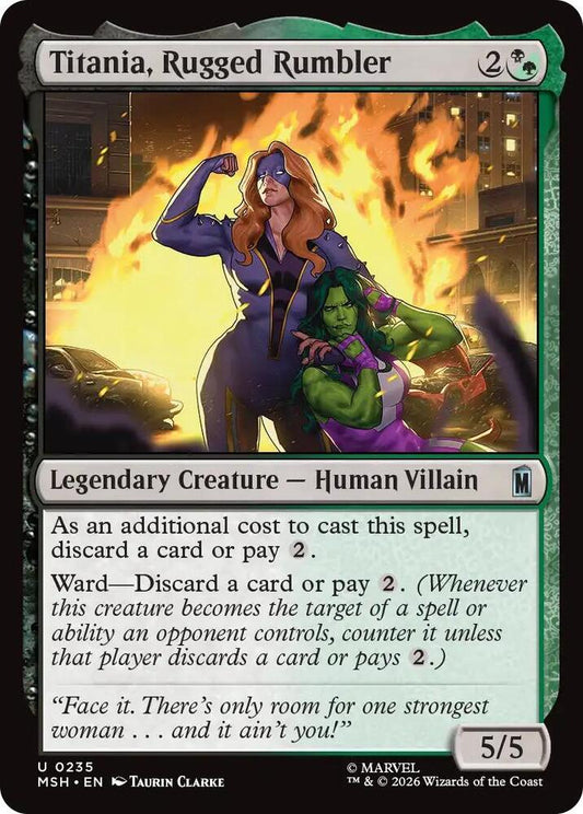 Titania, Rugged Rumbler 235 (Marvel Super Heroes) 