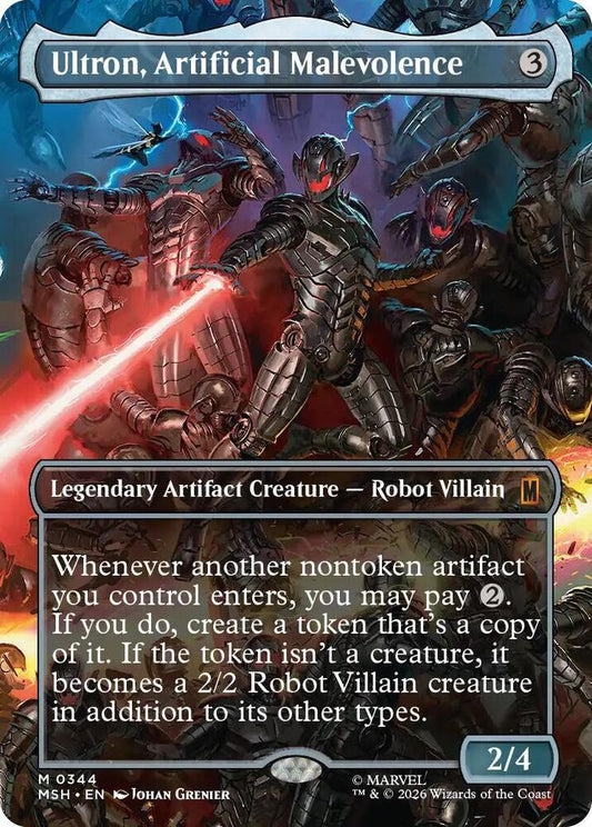 Ultron, Artificial Malevolence 344 (Marvel Super Heroes)  - Borderless