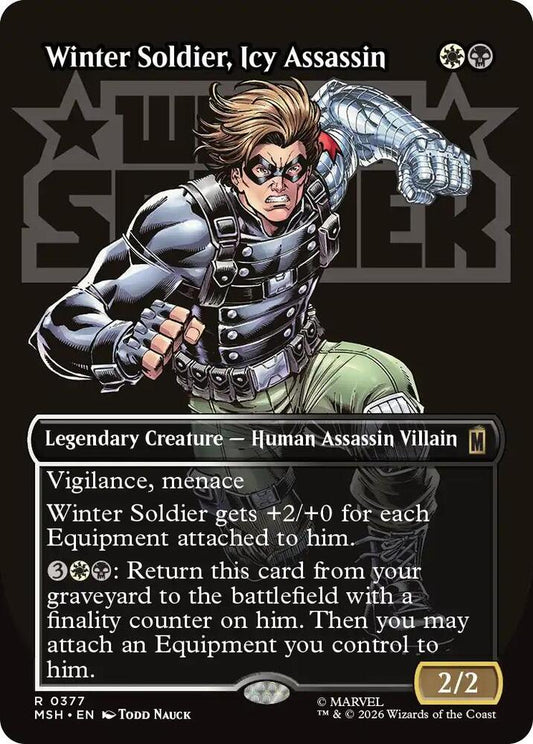 Winter Soldier, Icy Assassin 377 (Marvel Super Heroes)  - Borderless