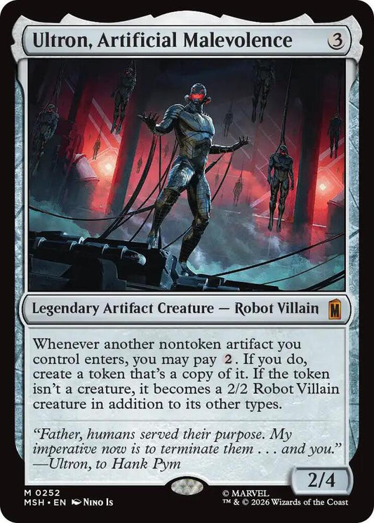 Ultron, Artificial Malevolence 252 (Marvel Super Heroes)  - Foil