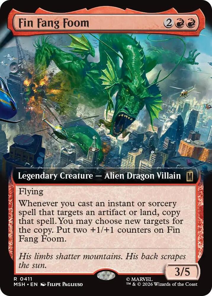 Fin Fang Foom 411 (Marvel Super Heroes)  - Extended Art