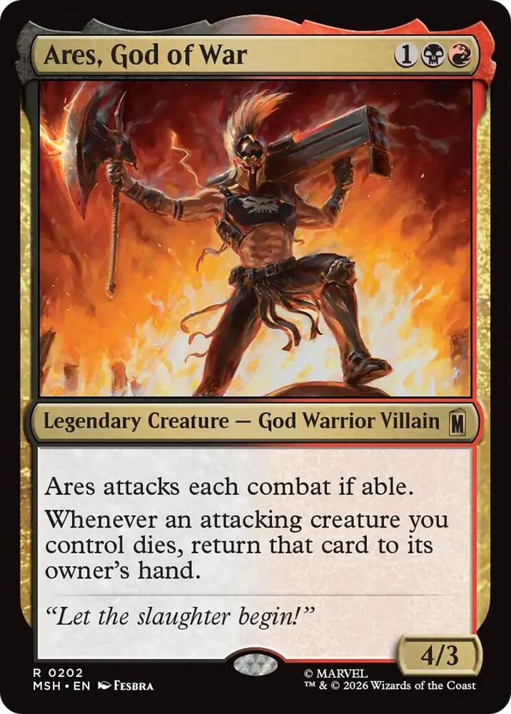 Ares, God of War 202 (Marvel Super Heroes)  - Foil