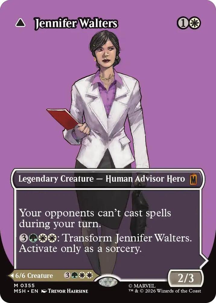 Jennifer Walters // The Sensational She-Hulk 355 (Marvel Super Heroes)  - Borderless Foil