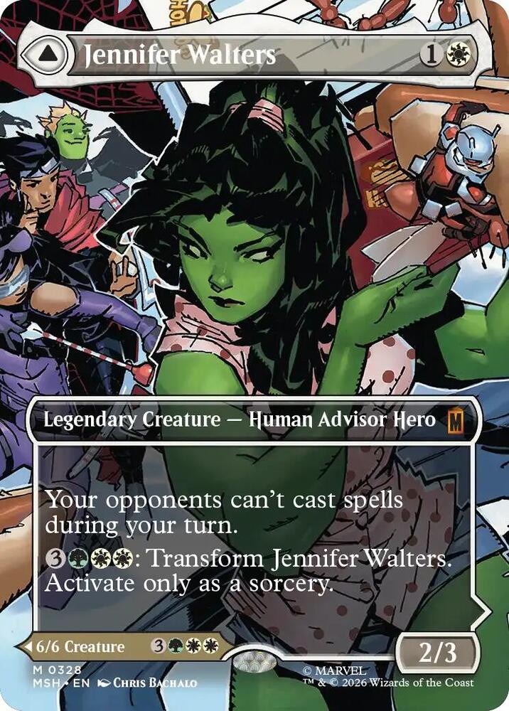 Jennifer Walters // The Sensational She-Hulk 328 (Marvel Super Heroes)  - Borderless Foil