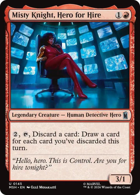 Misty Knight, Hero for Hire 145 (Marvel Super Heroes)  - Foil