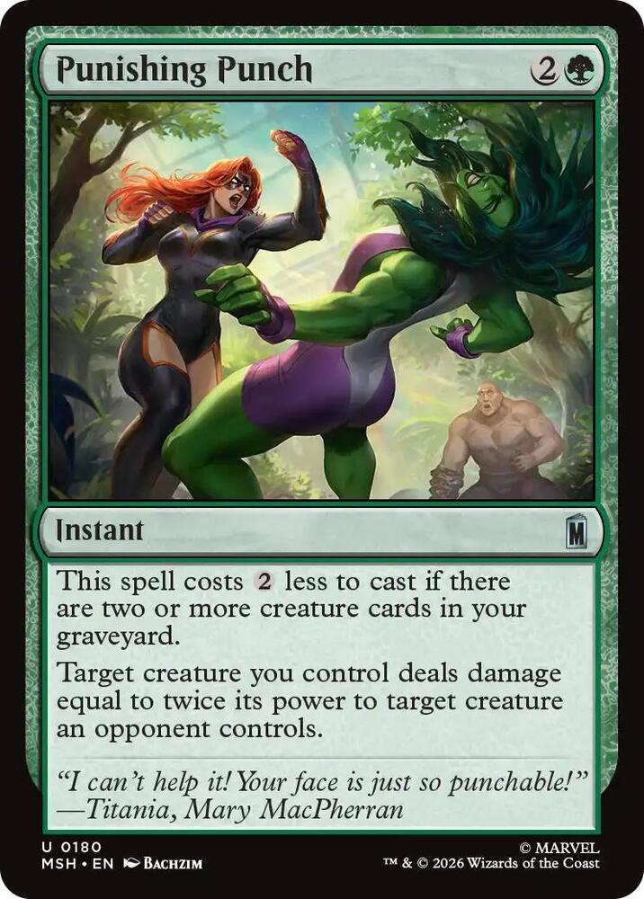 Punishing Punch 180 (Marvel Super Heroes)  - Foil