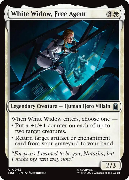 White Widow, Free Agent 42 (Marvel Super Heroes) 