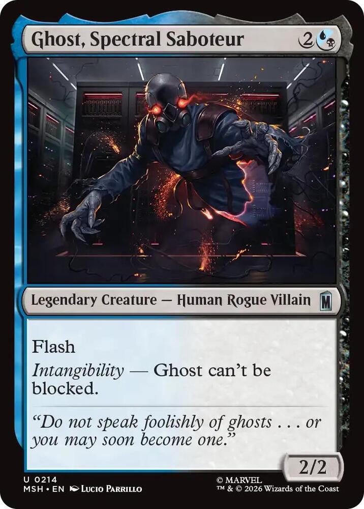 Ghost, Spectral Saboteur 214 (Marvel Super Heroes)  - Foil