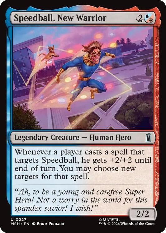 Speedball, New Warrior 227 (Marvel Super Heroes)  - Foil