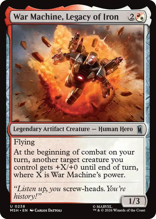 War Machine, Legacy of Iron 238 (Marvel Super Heroes)  - Foil