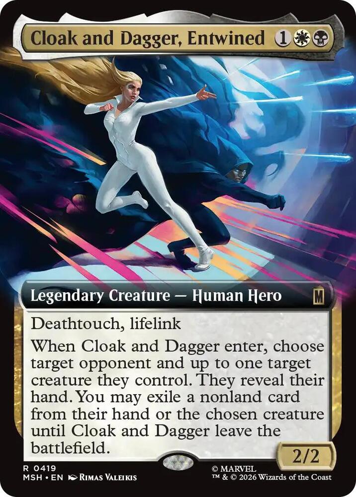 Cloak and Dagger, Entwined 419 (Marvel Super Heroes)  - Extended Art