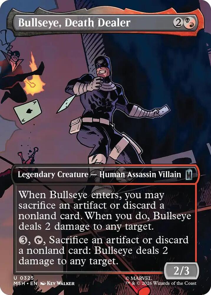 Bullseye, Death Dealer 325 (Marvel Super Heroes)  - Borderless
