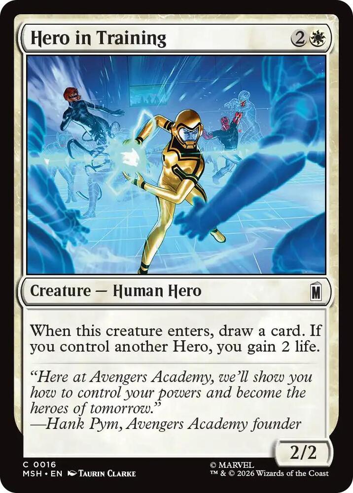 Hero in Training 16 (Marvel Super Heroes)  - Foil