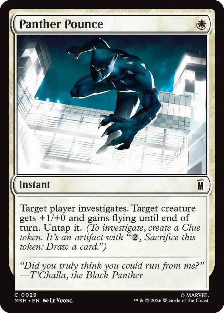 Panther Pounce 29 (Marvel Super Heroes)  - Foil
