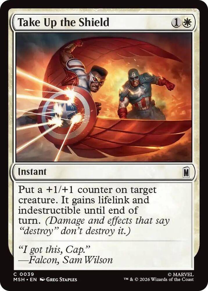 Take Up the Shield 39 (Marvel Super Heroes)  - Foil